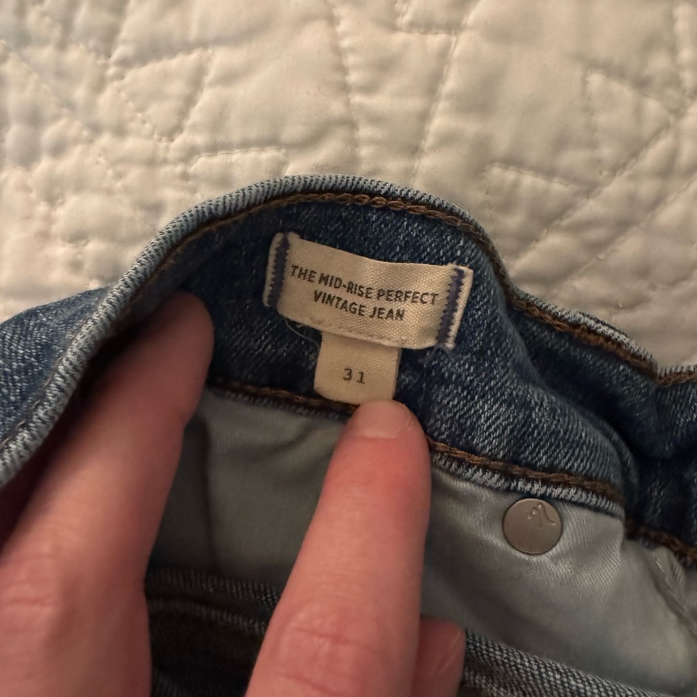Madewell The Mid-Rise Perfect Vintage Jean - Picture 7 of 7